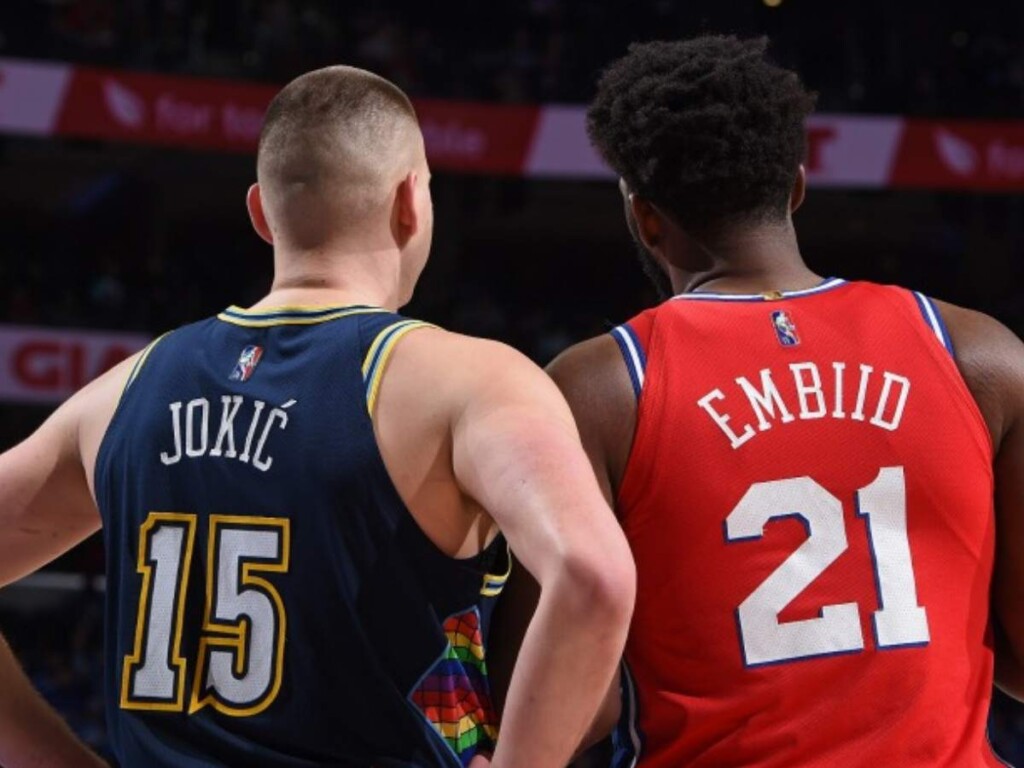 Joel Embiid and Nikola Jokic