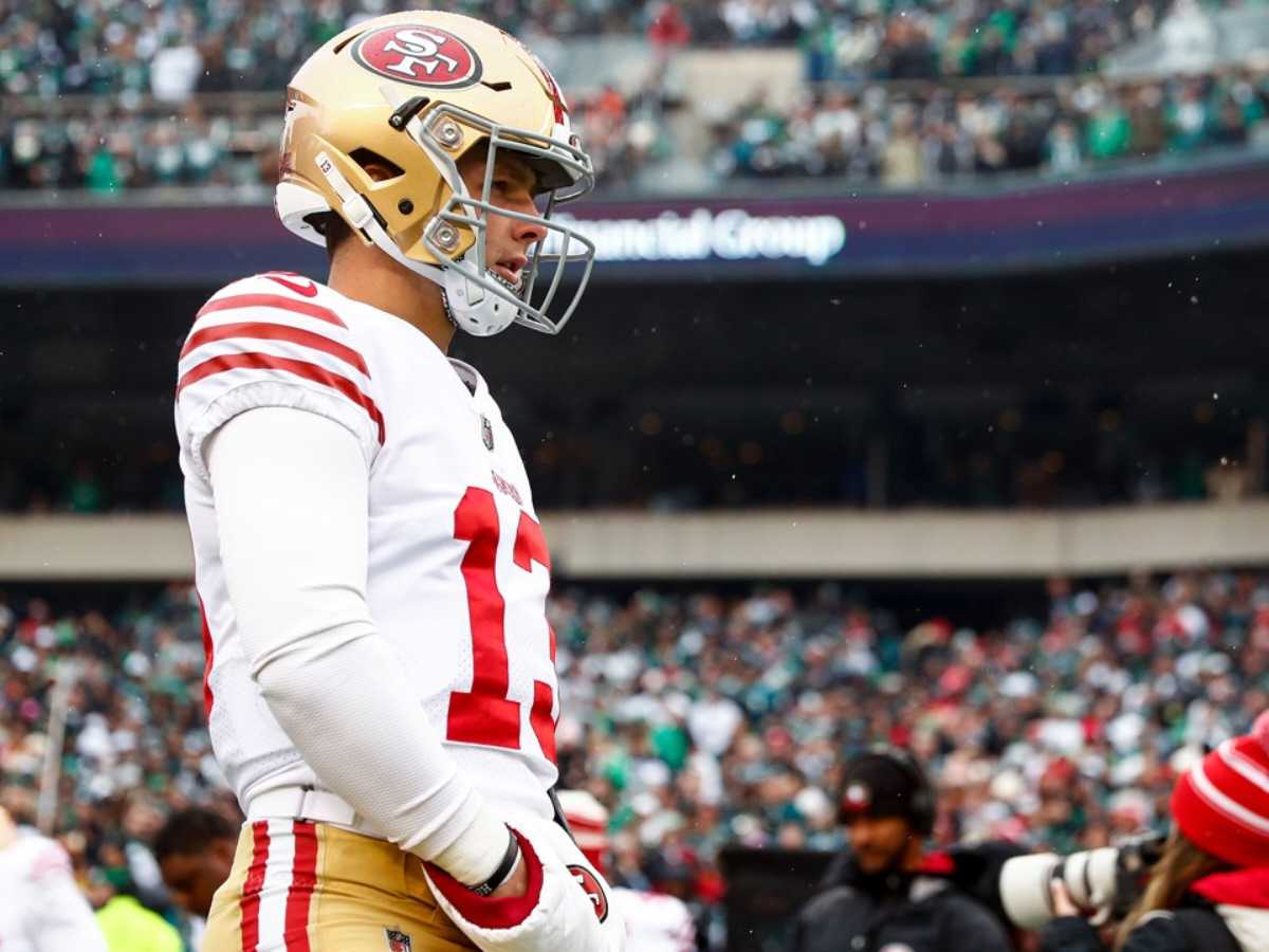 “Just pain, really, all over,” Brock Purdy describes his HORRIBLE game-ending elbow injury after the 49ers fall to the Eagles in the NFC Championship game 