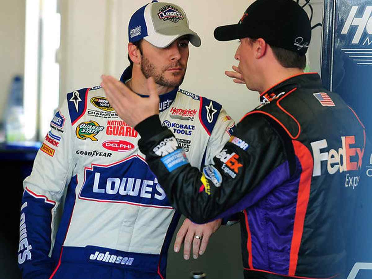 Denny Hamlin doubts Chevy allies might be sabotaging Jimmie Johnson’s LEGACY MC after Toyota announcement