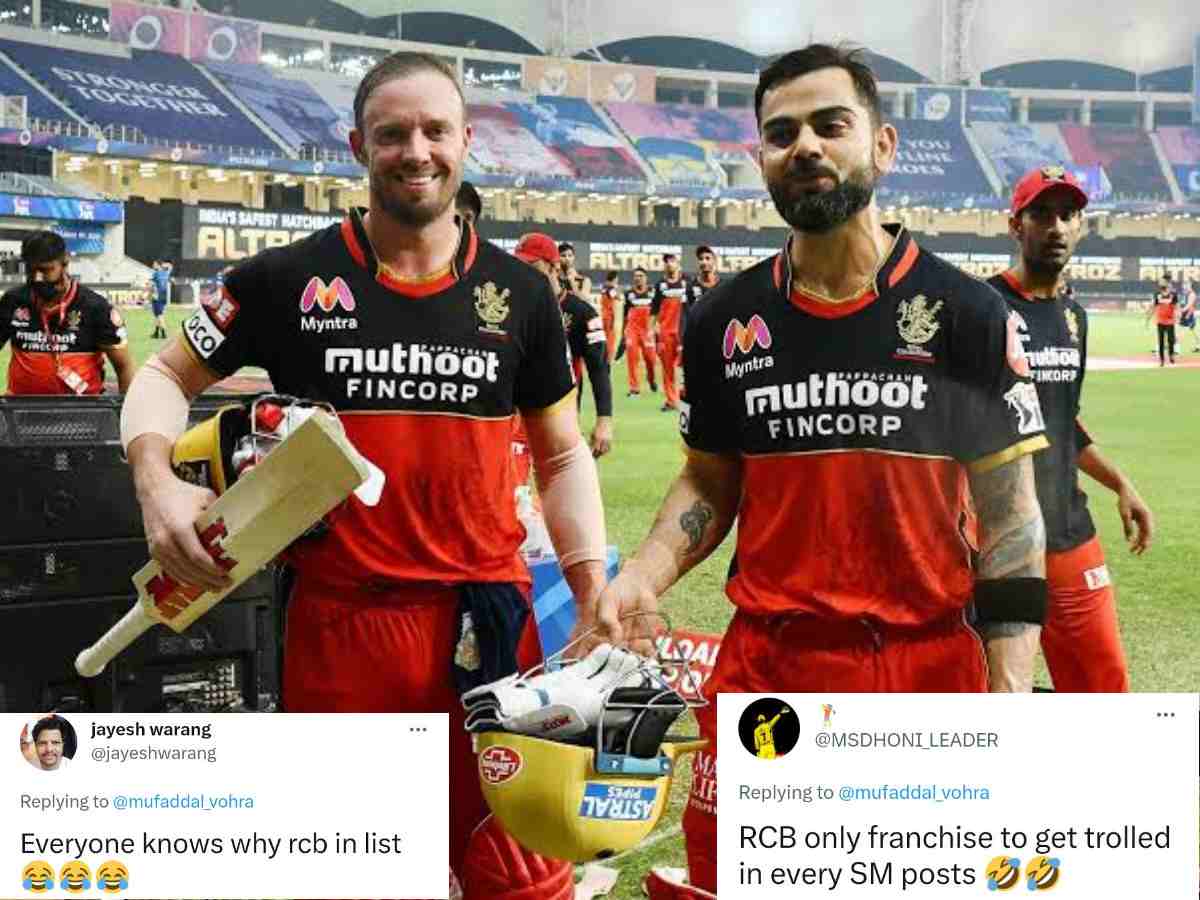 “Mi and csk fans can cry now”- Twitteratis celebrate as RCB is among the top 5 popular sports clubs on Instagram