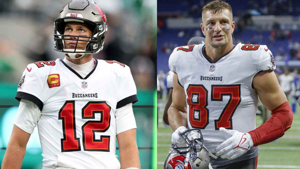 “He’s top 5 in the league,” Rob Gronkowski PLAUDITS Tom Brady while addressing the rumors about their potential reunion