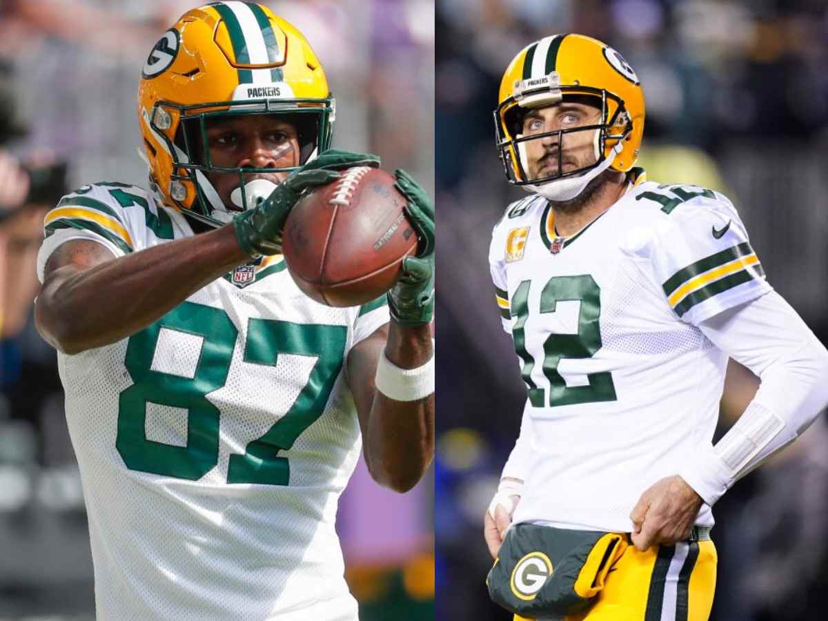 “Arod a jerk” – NFL Twitter has mixed reactions about the Packers QB Aaron Rodgers never hanging out with his rookie WR Romeo Doubs