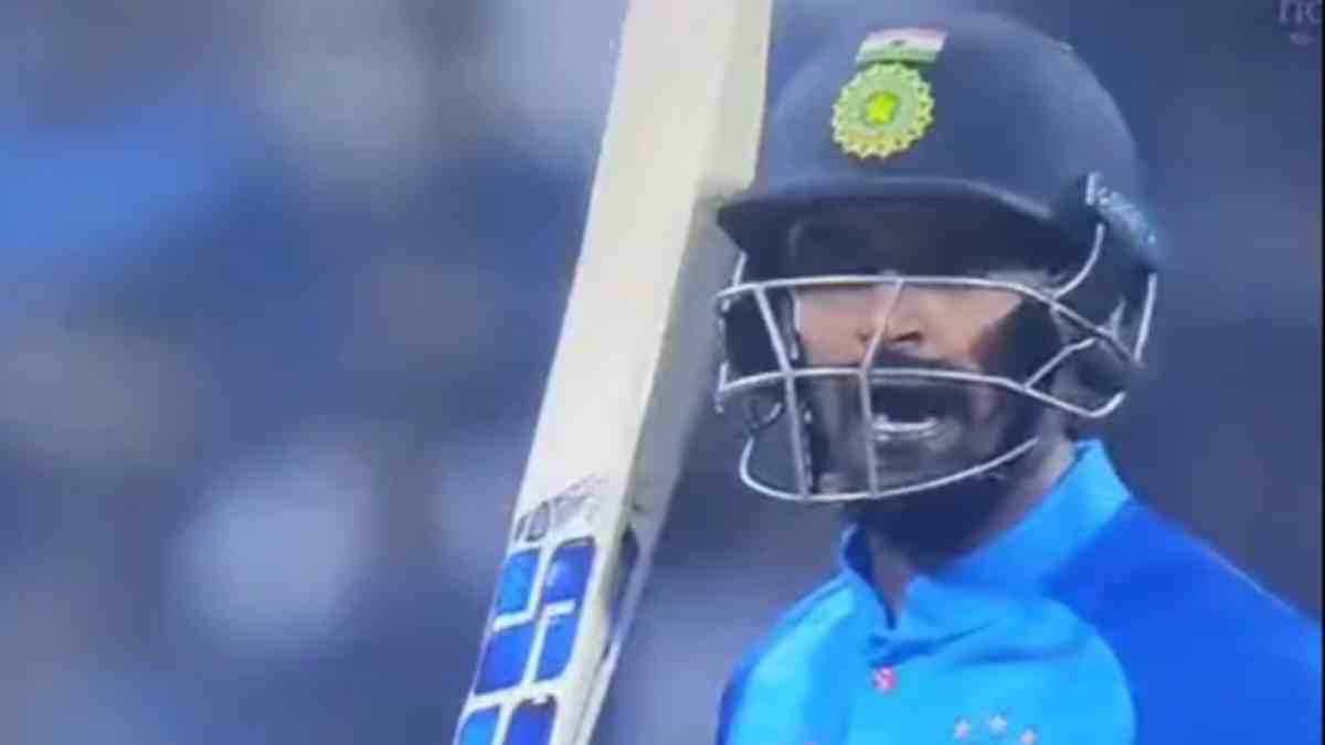 WATCH: Deepak Hooda loses his cool and shouts at the umpire