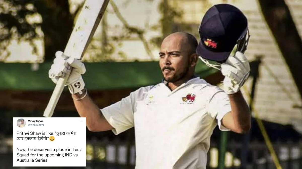 “How long can you stop him”- Prithvi Shaw slams maiden triple ton, records 2nd highest Ranji Trophy score; will he get a chance to play Test against Australia?