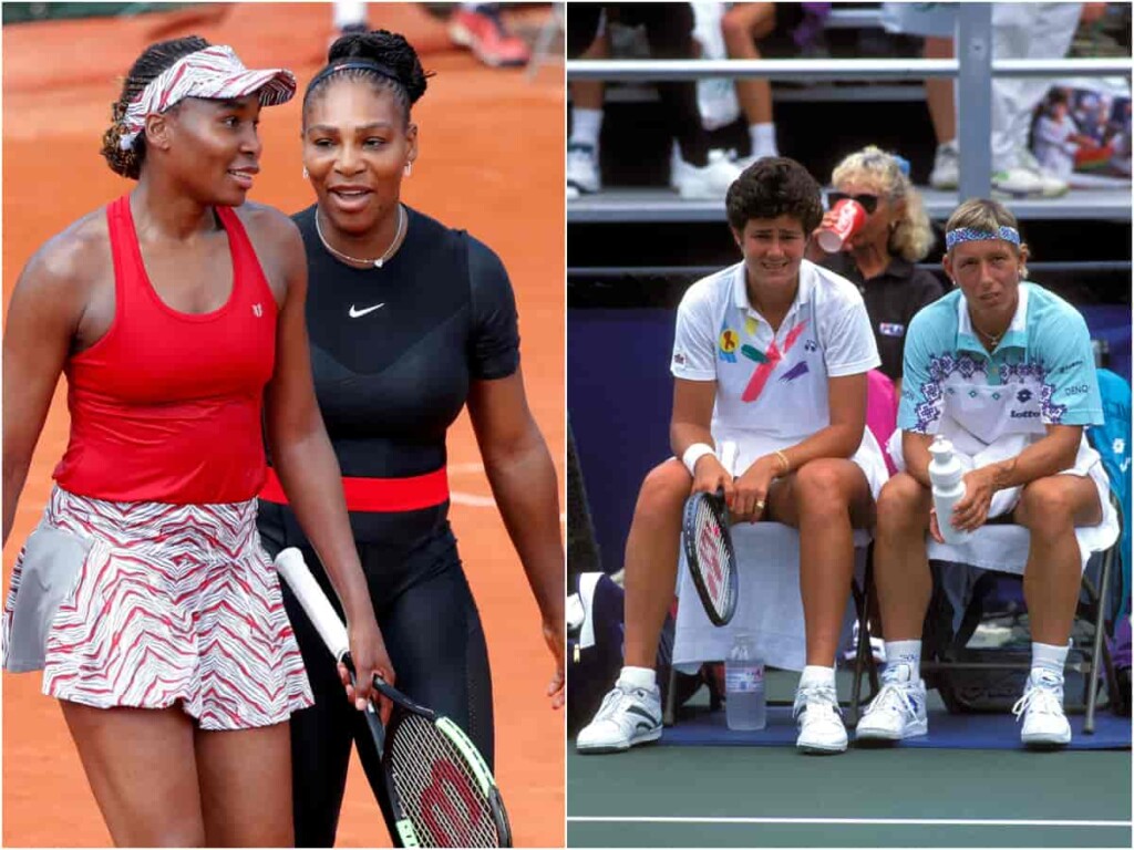 Williams Sisters, Pam Shriver and Martina Navratilova (IMAGO / HJS)