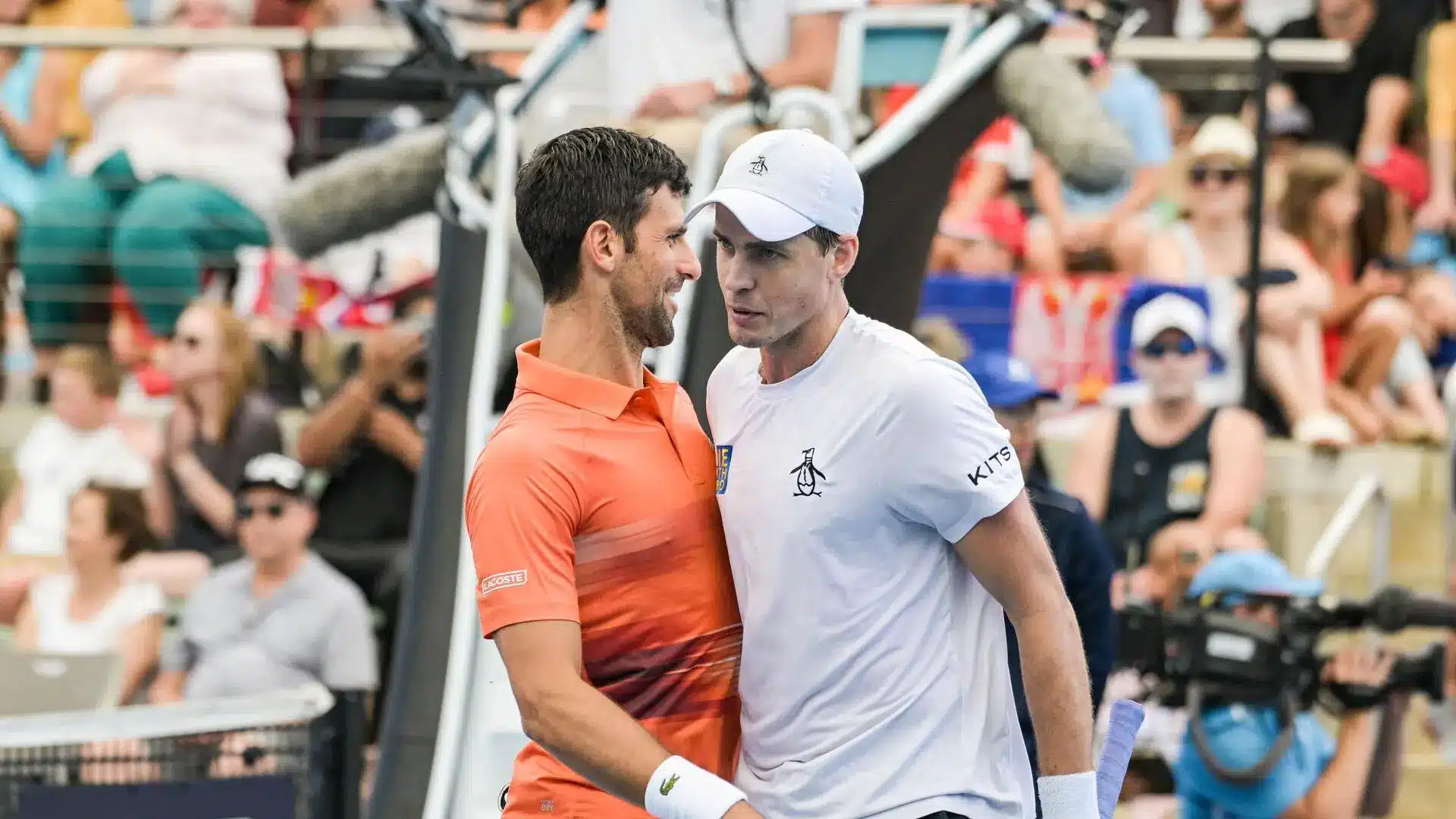 WATCH: Novak Djokovic and Vasek Pospisil win a rare ‘foul shot’ point in Adelaide