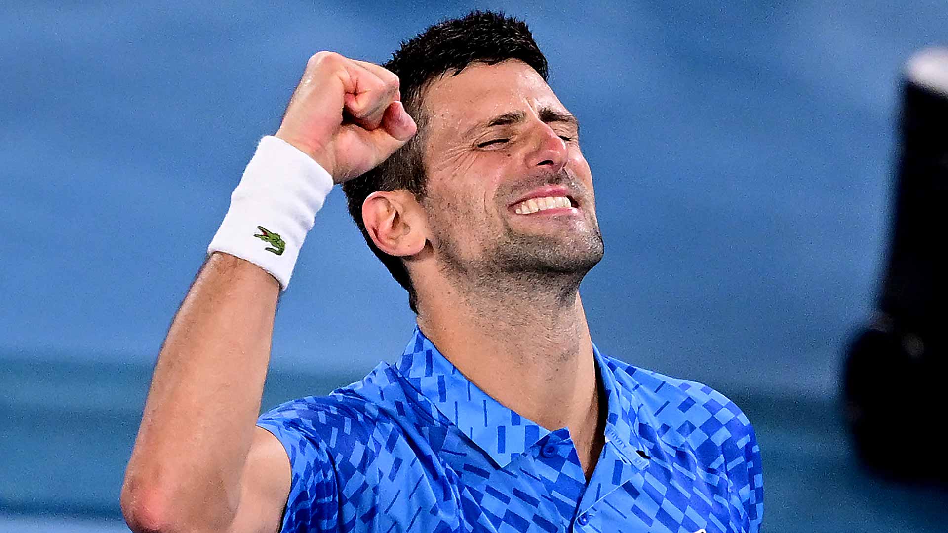 Djokovic Australian Open 2023 Sf Celebration 