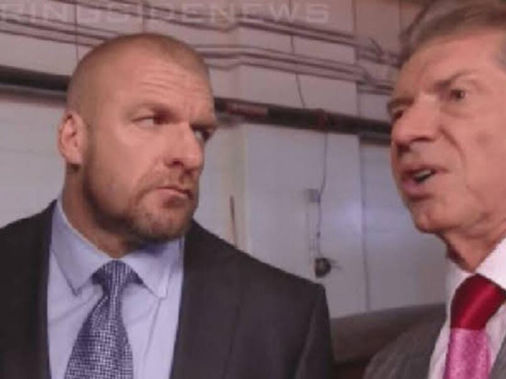 Triple H and Vince McMahon in WWE (Image Credits- The SportsRush)