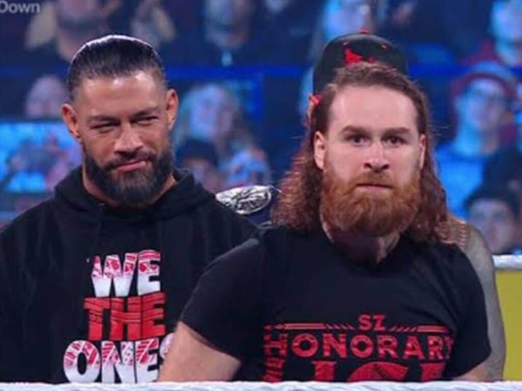 Roman Reigns and Sami Zayn (Image Credits- Comicbook.com)