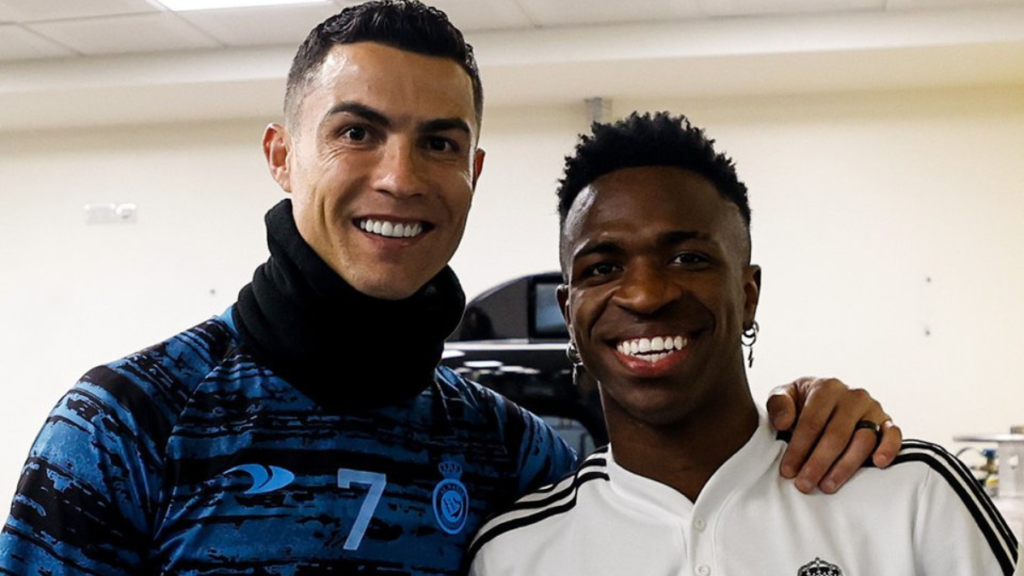 Ronaldo meets Real Madridplayers