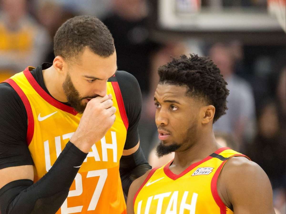 “He’s happy with his current situation, I’m happy with mine,” Donovan Mitchell clears the air on facing ex-teammate Rudy Gobert first time since Jazz breakup