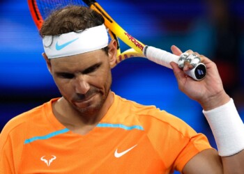 Rafael Nadal after losing in the Australian Open 2023 (Image Credit: SkySports)