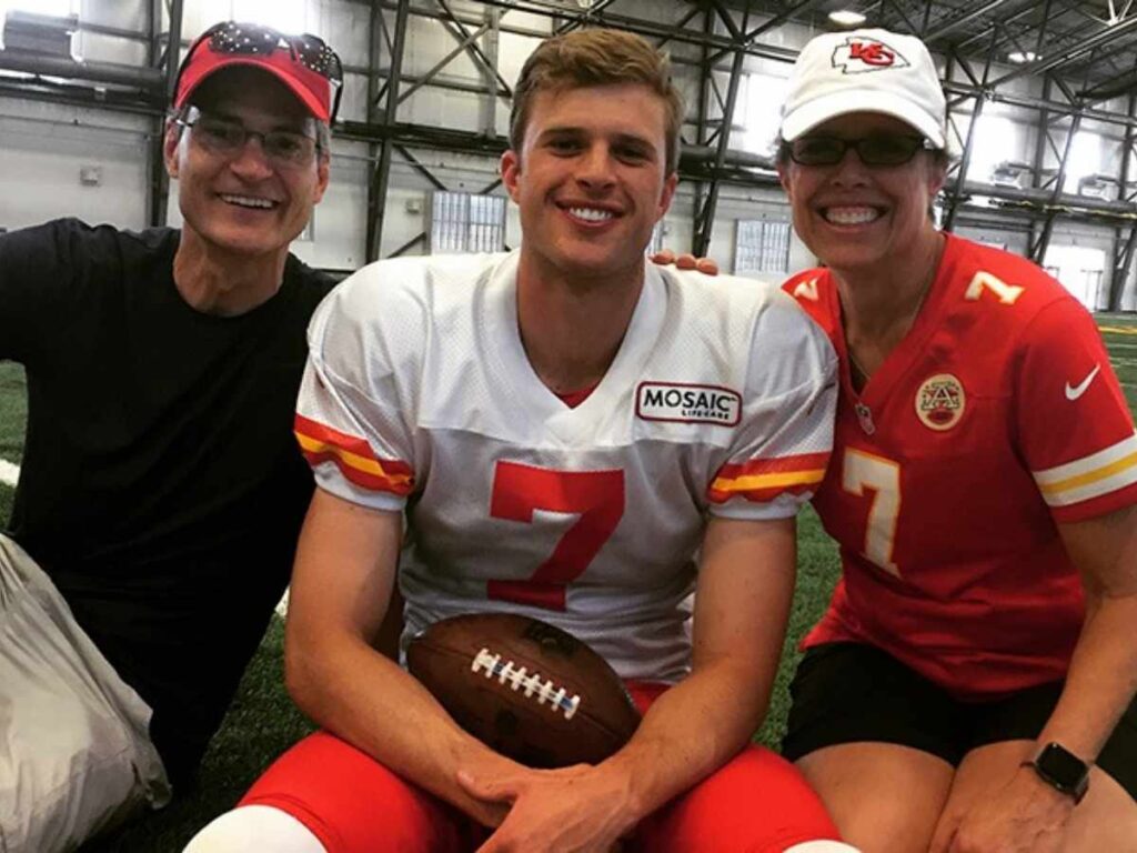 Who are Harrison Butker Sr and Elizabeth Butker?