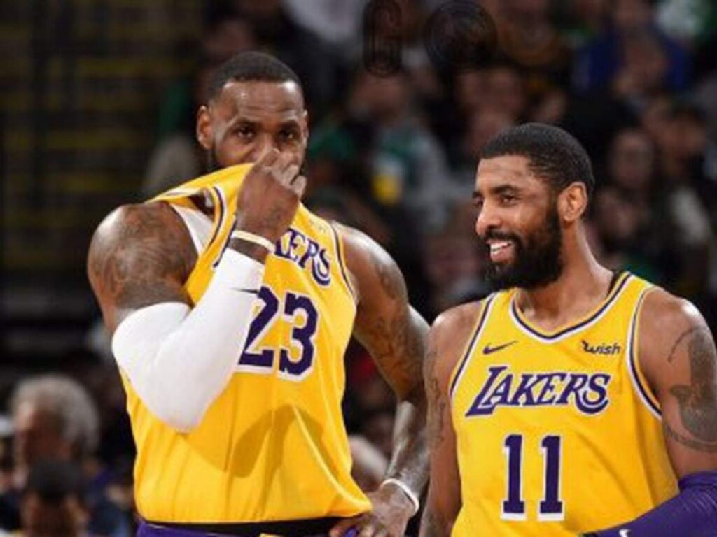 Kyrie Irving and LeBron James