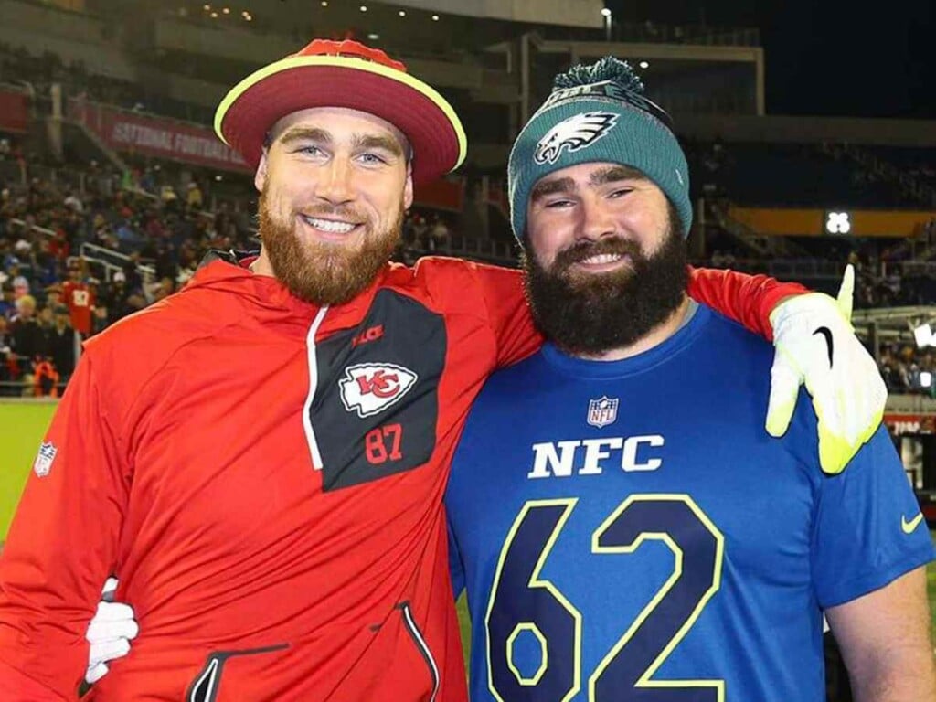 Travis and Jason Kelce (Image via People)