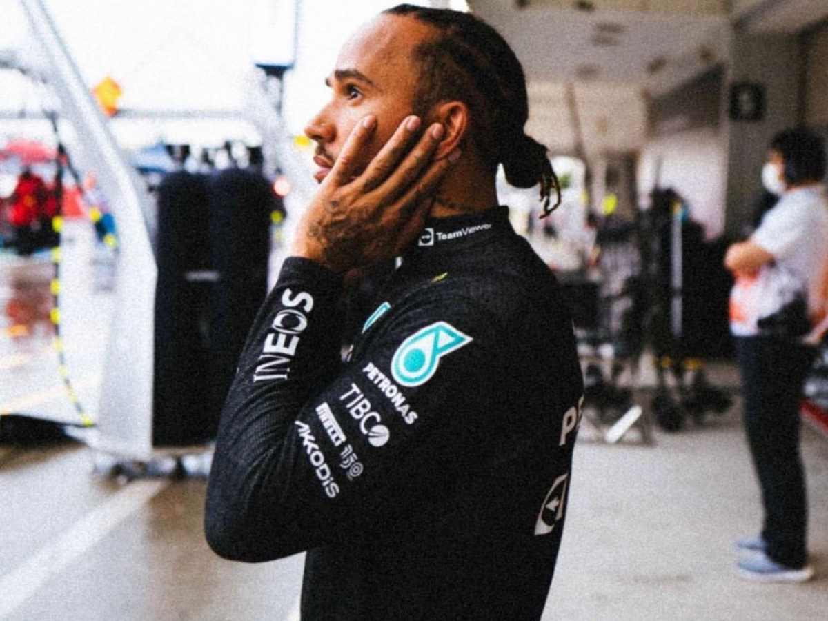 “So much different to NASCAR,” Lewis Hamilton channels his inner Daniel Ricciardo as he educates fans about F1