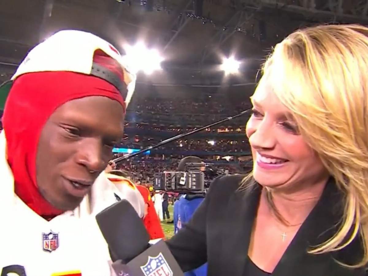 Super Bowl record holder Kadarius Toney gives a DOPE answer when asked why things worked out for him post the Giants to Chiefs mid-season trade