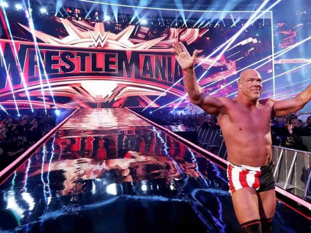 Kurt Angle at WrestleMania 35