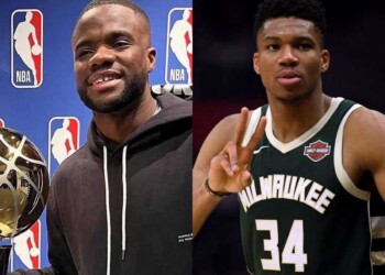 Frances Tiafoe and Giannis Antetokounmpo