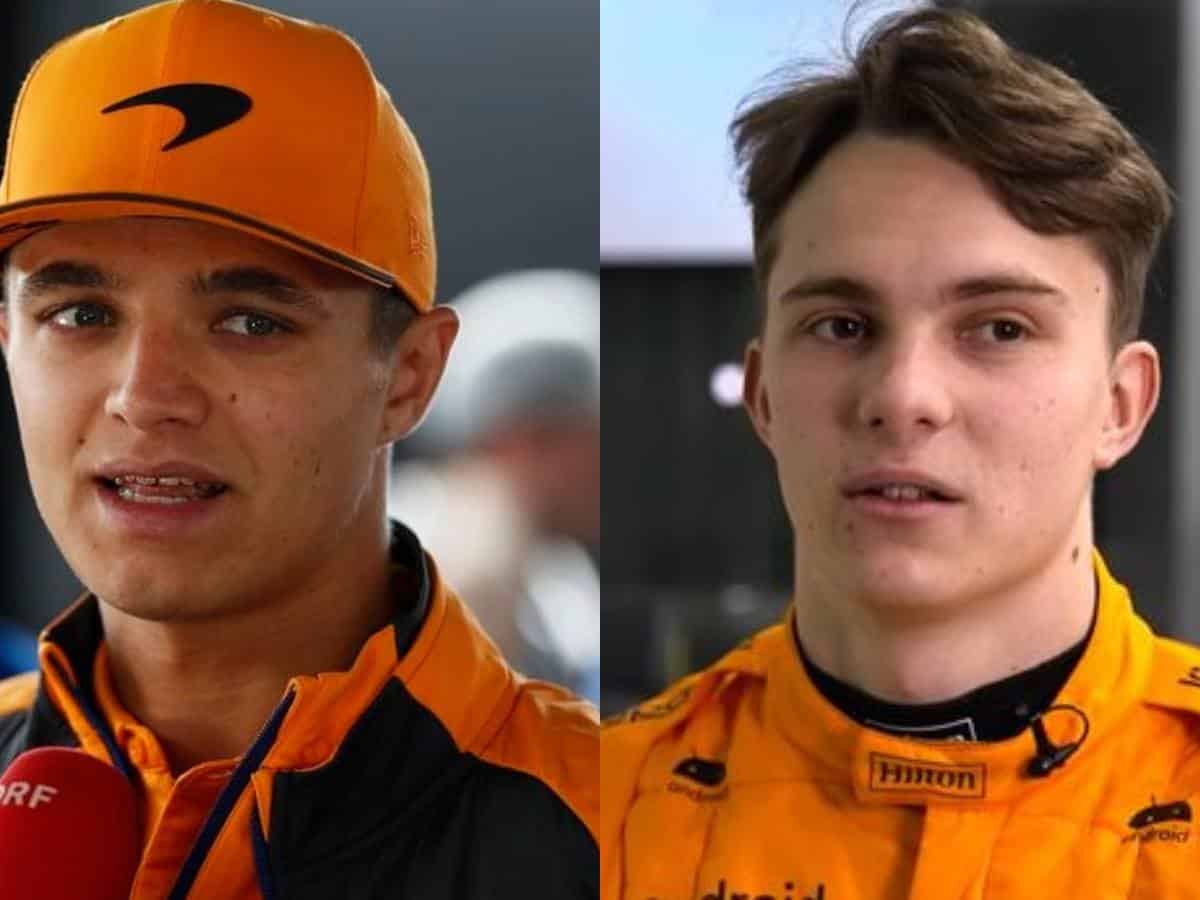 Lando Norris shares words of wisdom with rookie teammate Oscar Piastri