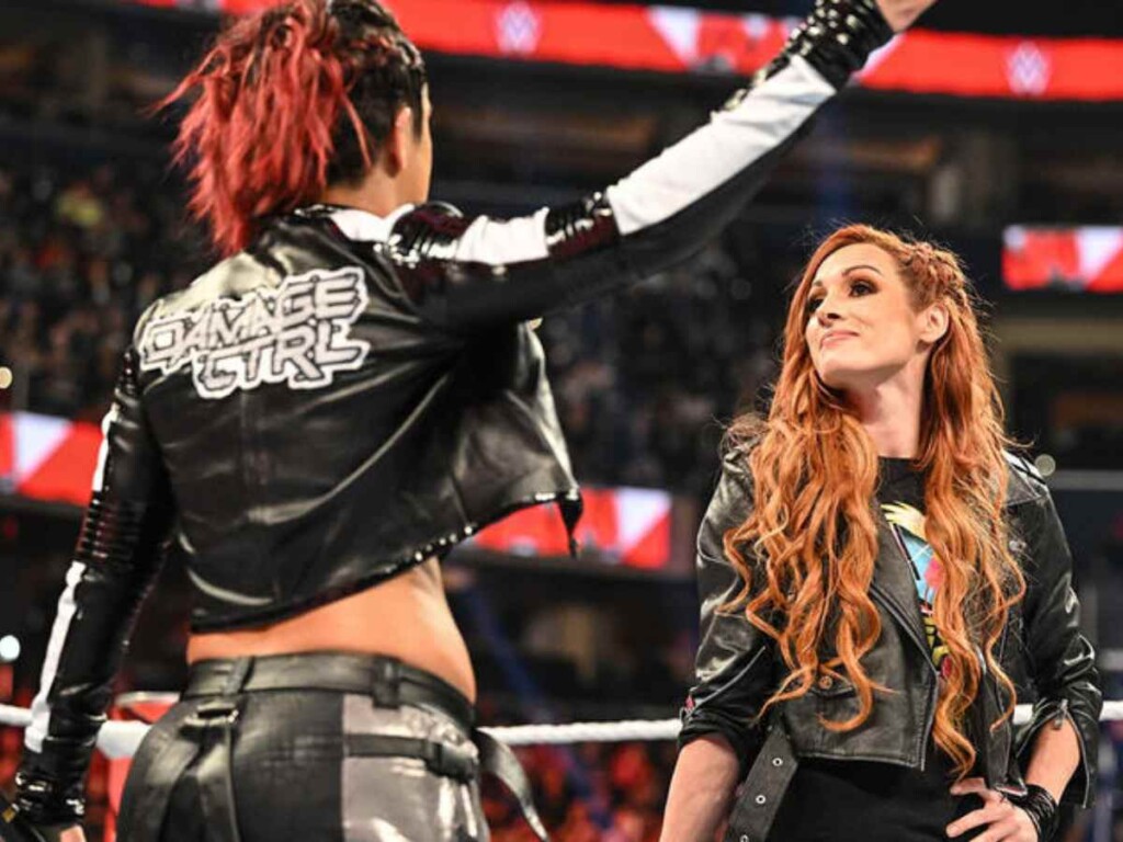 Bayley and Becky Lynch on WWE Raw (Image Credits: WWE) 