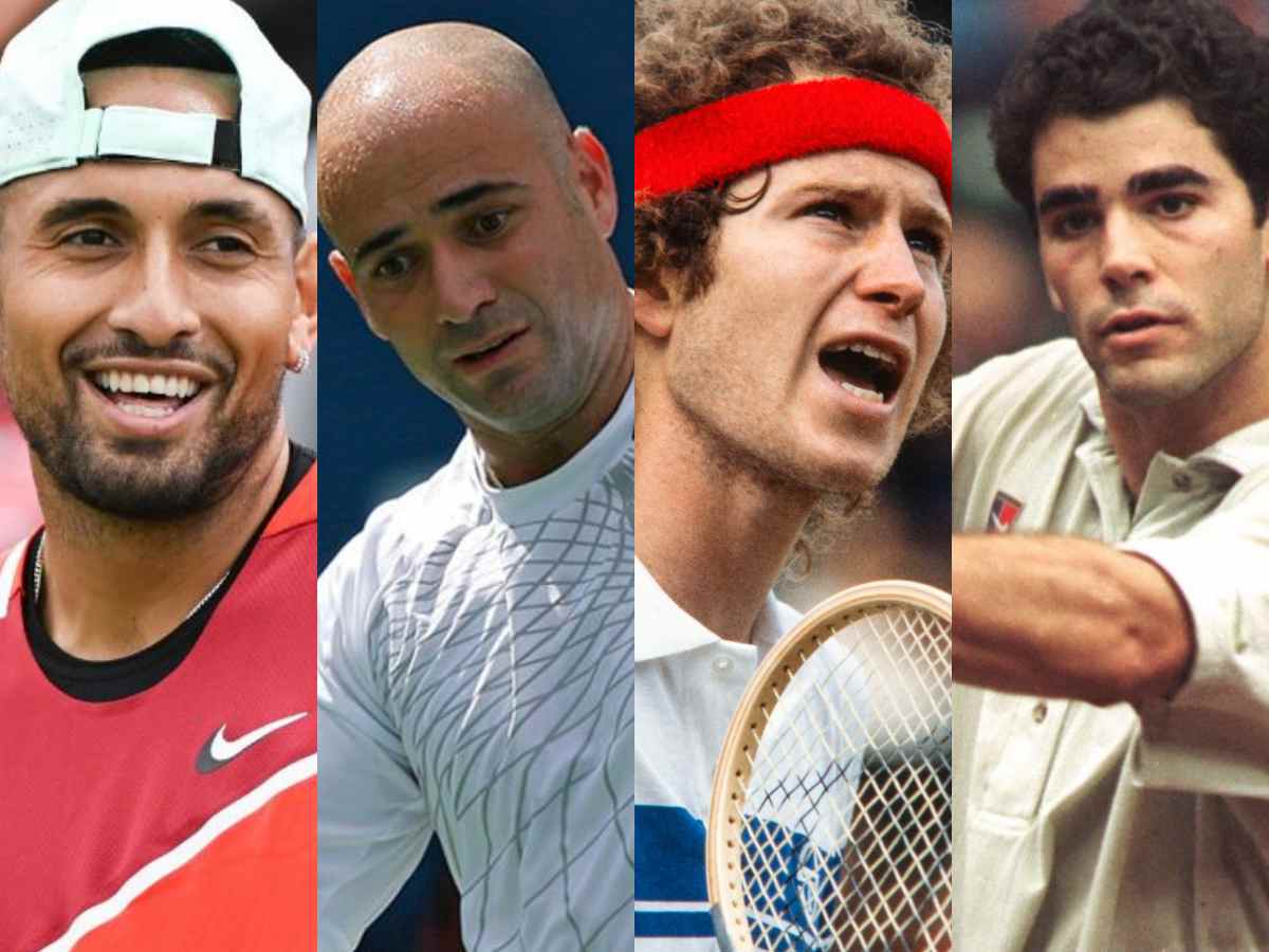 Nick Kyrgios kicks out McEnroe, Agassi and Sampras from the GOAT debate, selects one of the Big-3