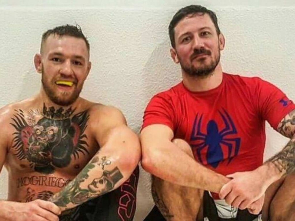 John Kavanagh and Conor McGregor