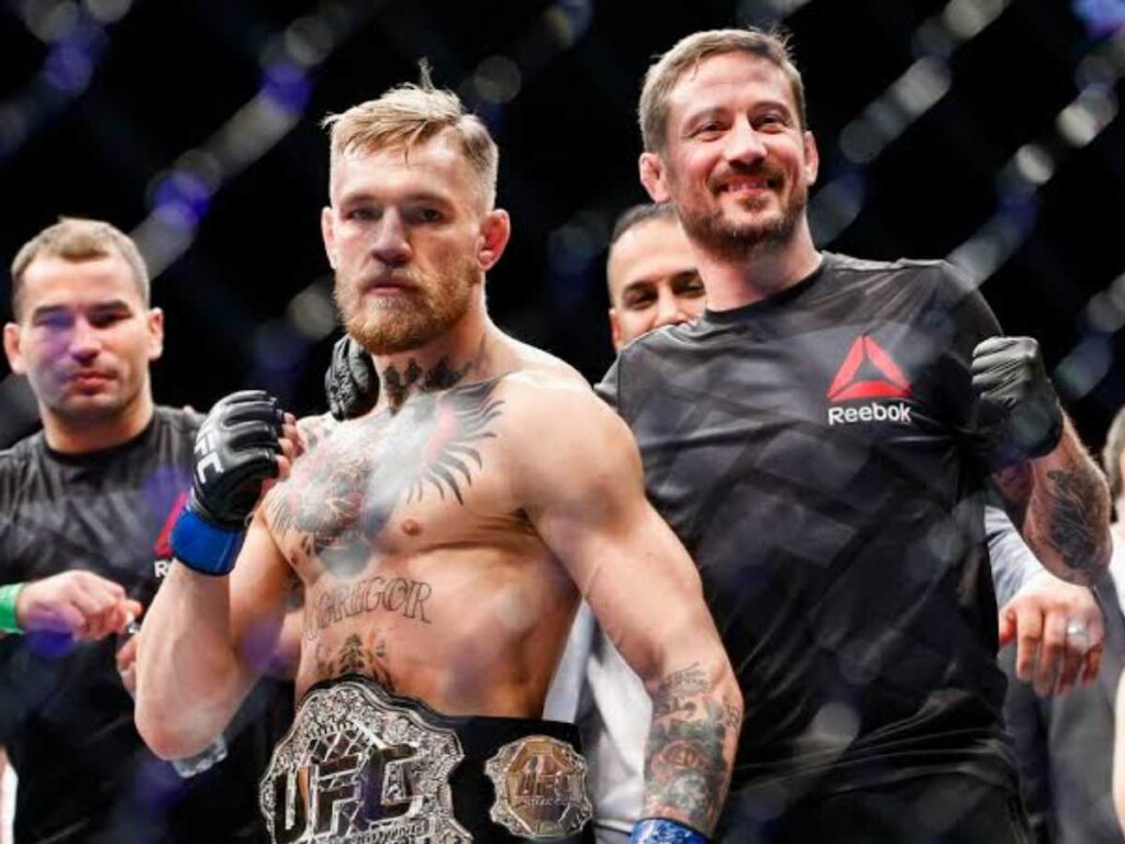 John Kavanagh and Conor McGregor