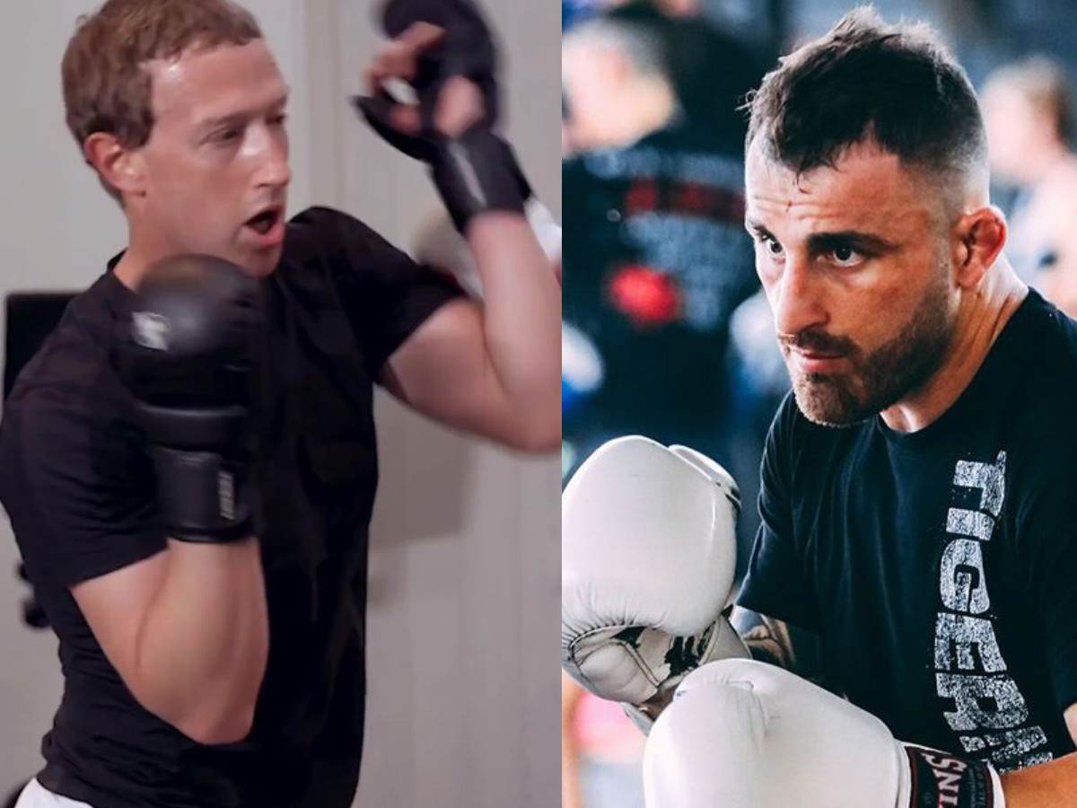 ‘No way he threw a flying knee’ – Multi-billionaire Mark Zuckerberg drops training video with Alexander Volkanovski ahead of UFC 284