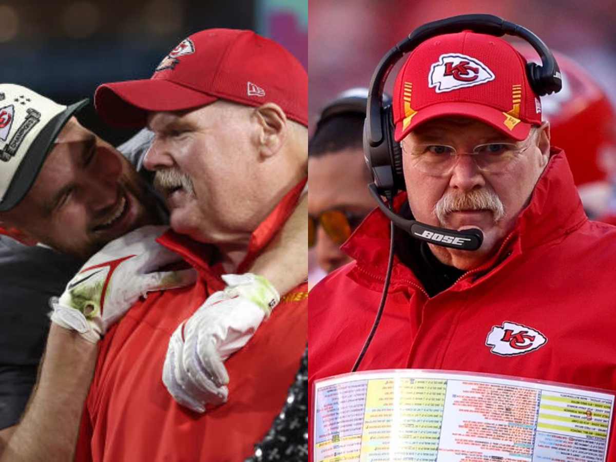 “I could kiss you right now!” Andy Reid’s WEIRD gesture toward the presenter after winning the Super Bowl has fans in splits