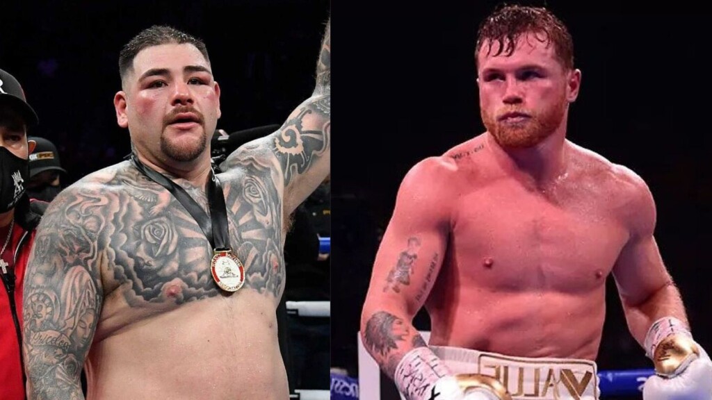 Andy Ruiz Jr and Canelo Alvarez (Image Courtesy Marca)