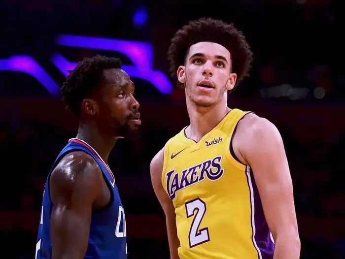 Patrick beverley and lonzo ball