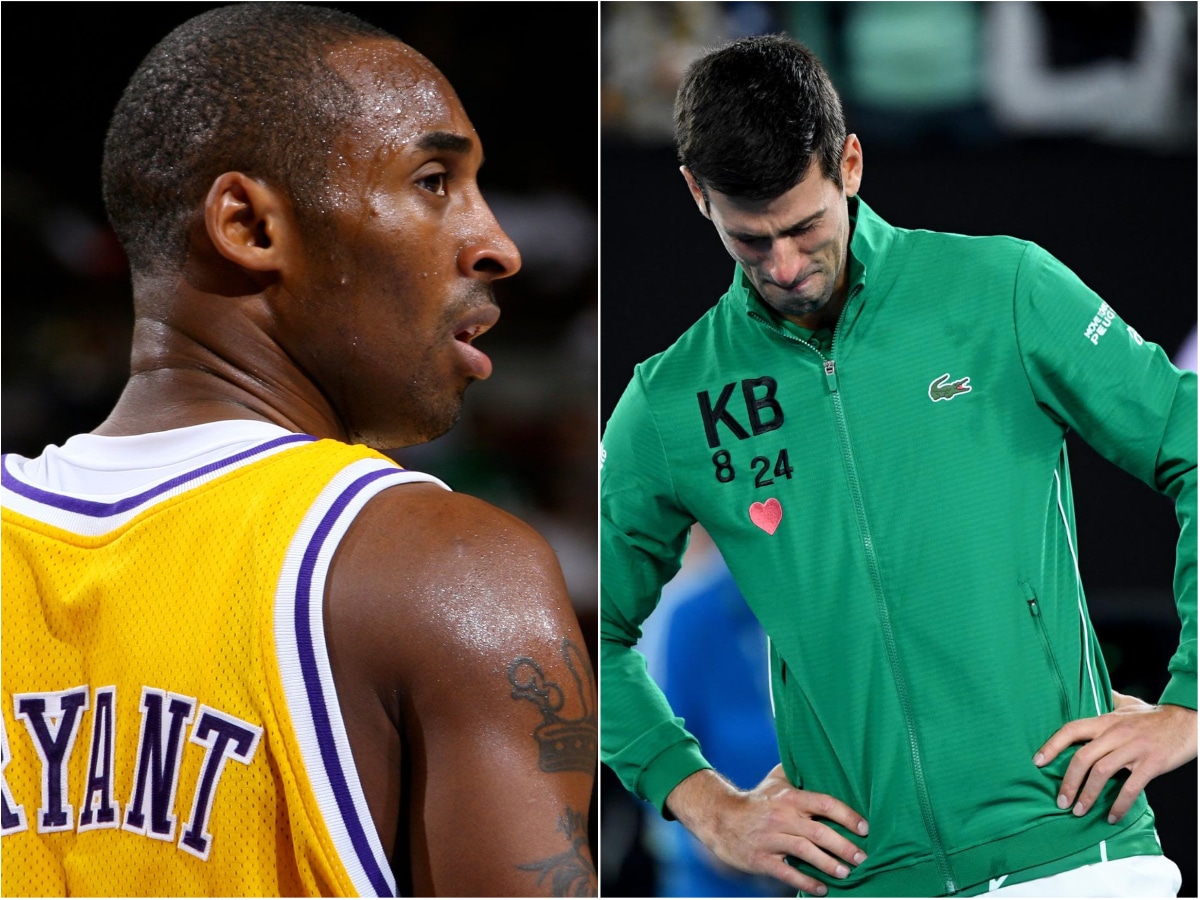 Novak Djokovic choked and broke down remembering dear friend and mentor Kobe Bryant