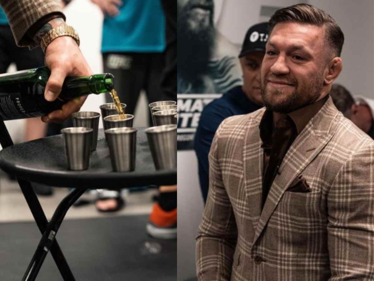 Shots for everyone! Conor McGregor takes coaching to next level as he pours Proper 12 whiskey for TUF contestants