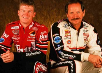 Dale Earnhardt Jr. and Dale Earnhardt Sr. (Credits: Road and Track)