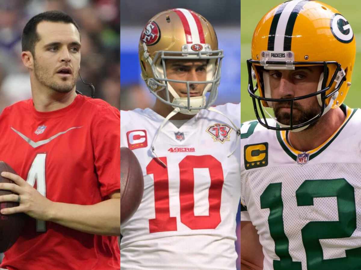 NFL reporter Jeremy Fowler EXPECTS Jimmy Garoppolo to be No.3 in the off-season QB pecking order behind Derek Carr and Aaron Rodgers