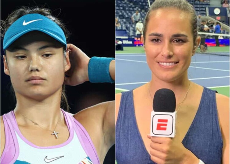 Emma Raducanu and Monica Puig