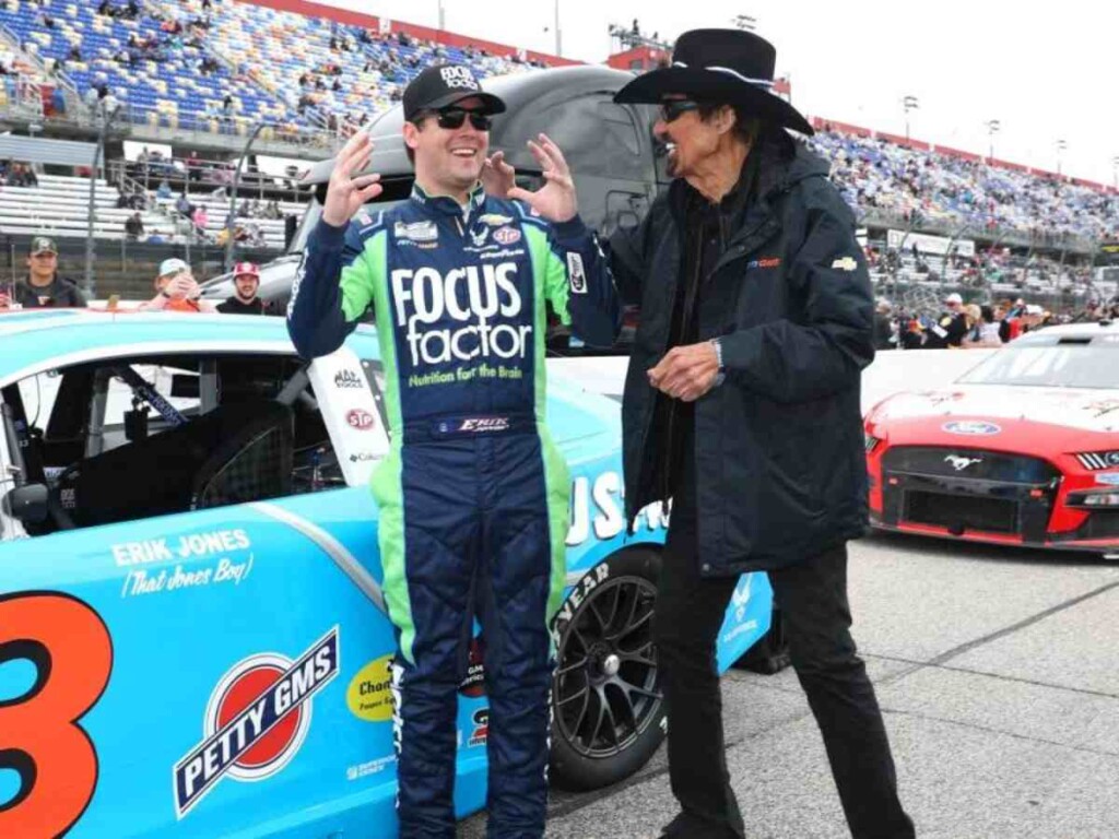 Erick Jones and Richard Petty