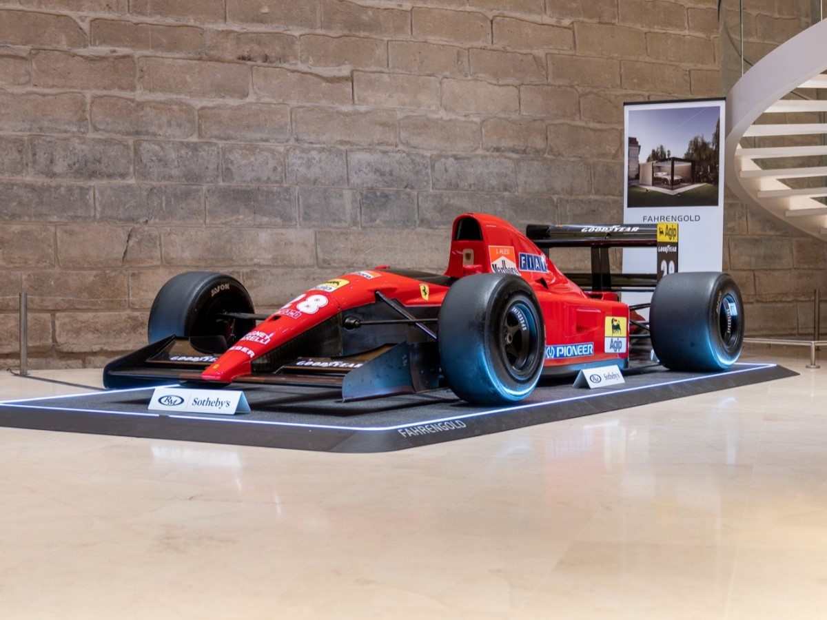 1991 Jean Alesi Ferrari F1 model sold for $3.93 million in Paris auction