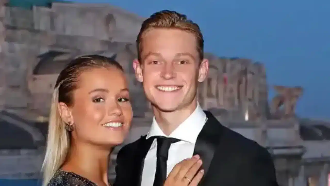 Frenkie de Jong’s girlfriend brutally trolls Manchester United by revealing date of the Barcelona player’s long-awaited move to Old Trafford