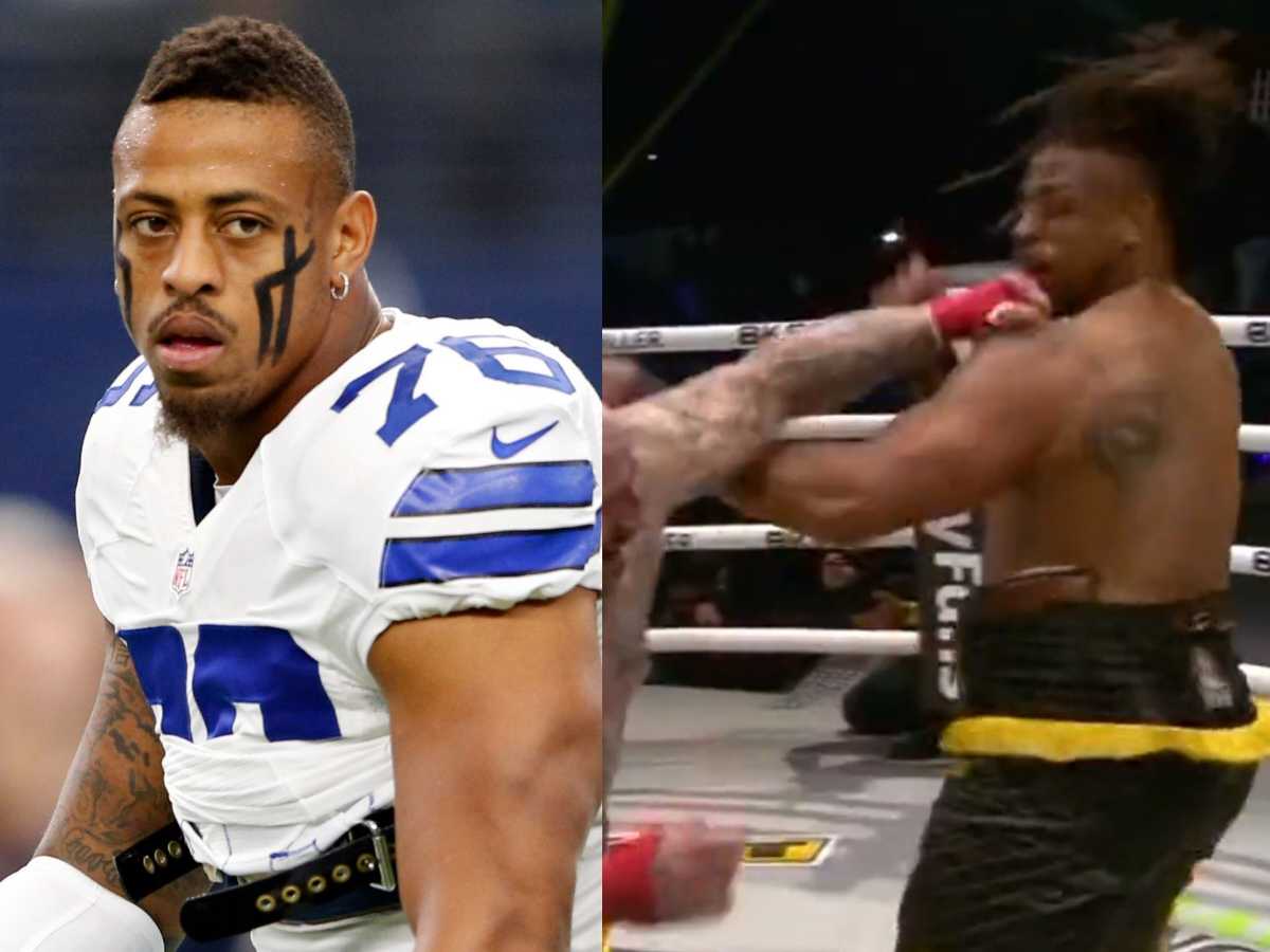 WATCH: Former NFL defensive end Greg Hardy suffers a VICIOUS knockout in his bare-knuckle fight debut