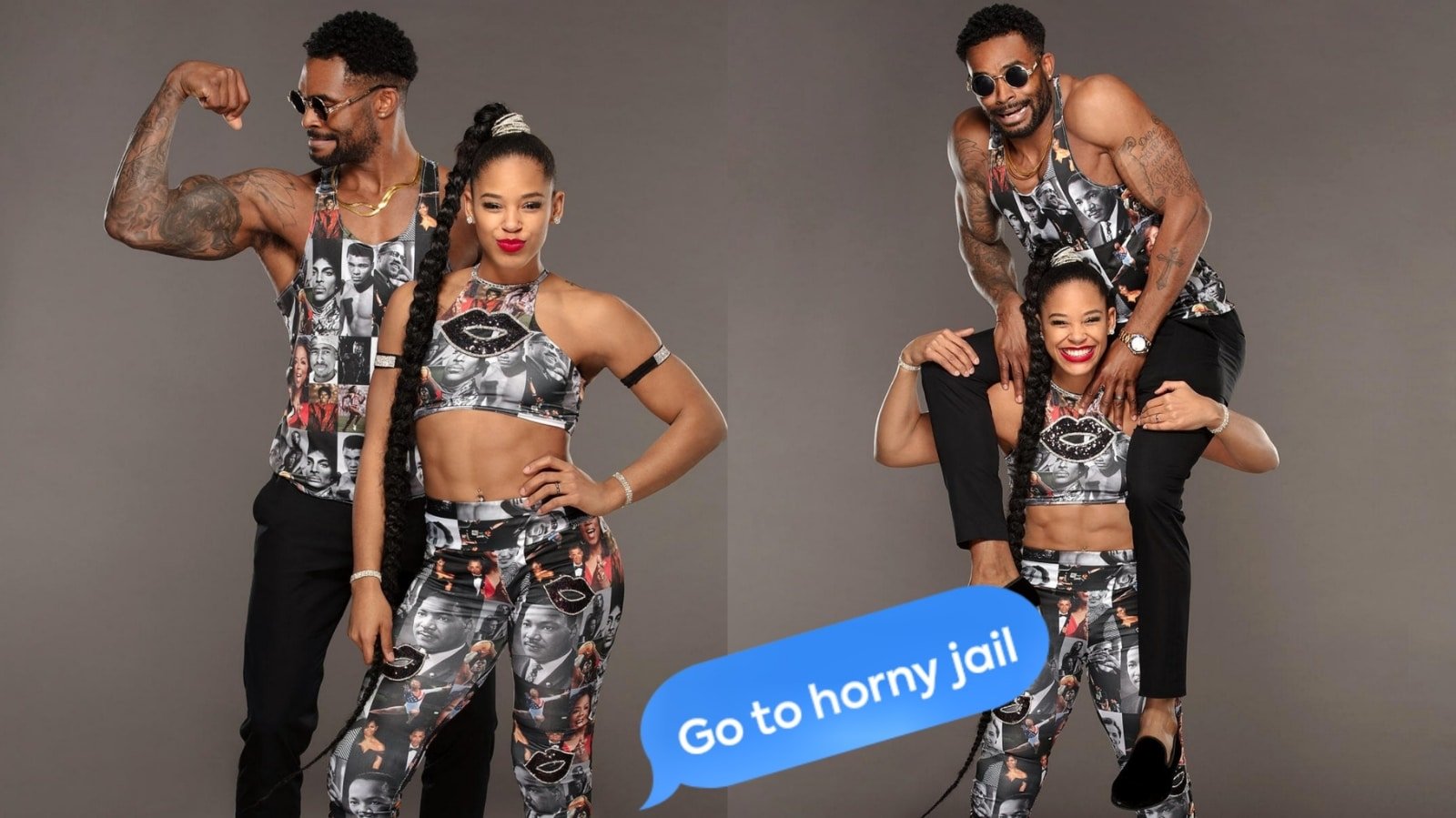 A thirsty tweet by Montez Ford about Bianca Belair lands him in “Horny Jail”