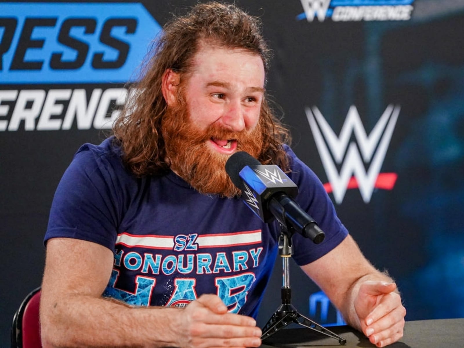 “I am feeling very strange,” Sami Zayn confesses his emotional state in the post-show press conference