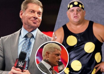 Vince McMahon, Dusty Rhodes and Cody Rhodes
