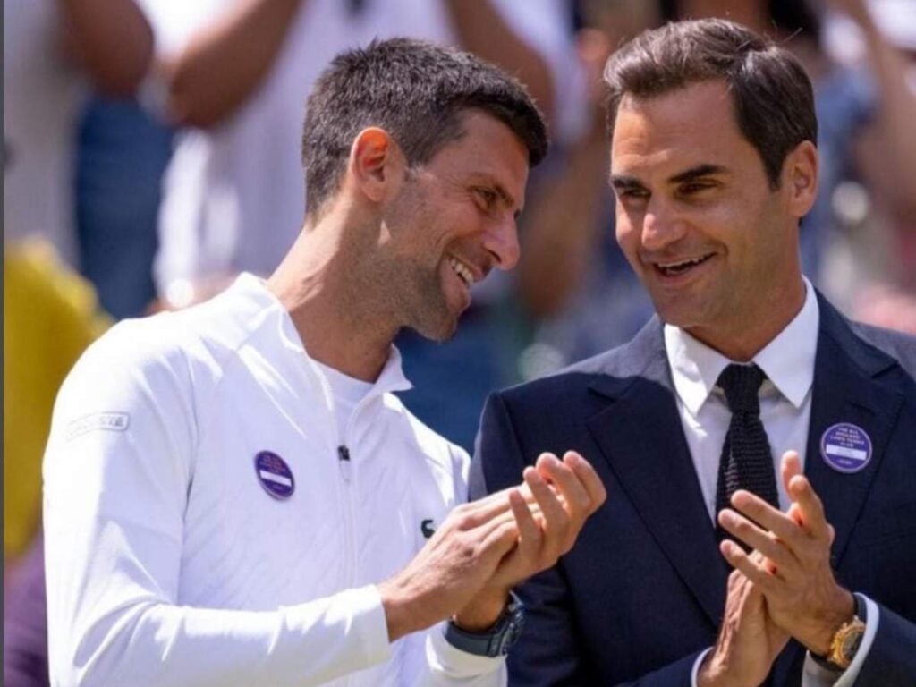 Novak Djokovic & Roger Federer were amongst legends honoured at the 2022 Wimbledon Championships.