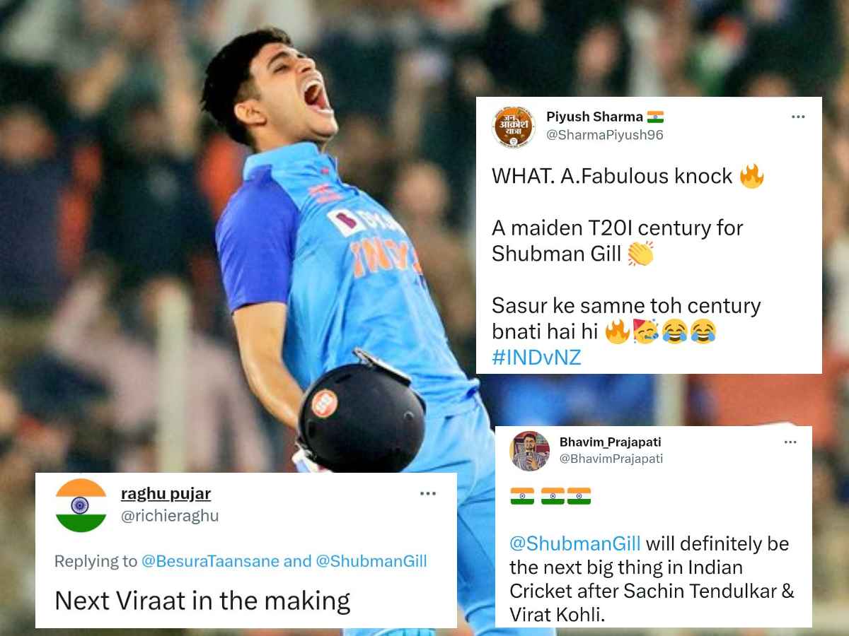 “Sasur ke saamne century bana daala”- Twitter goes berserk as Shubman Gill shuts critics, makes a mockery of Kiwi bowlers in 3rd T20I vs New Zealand