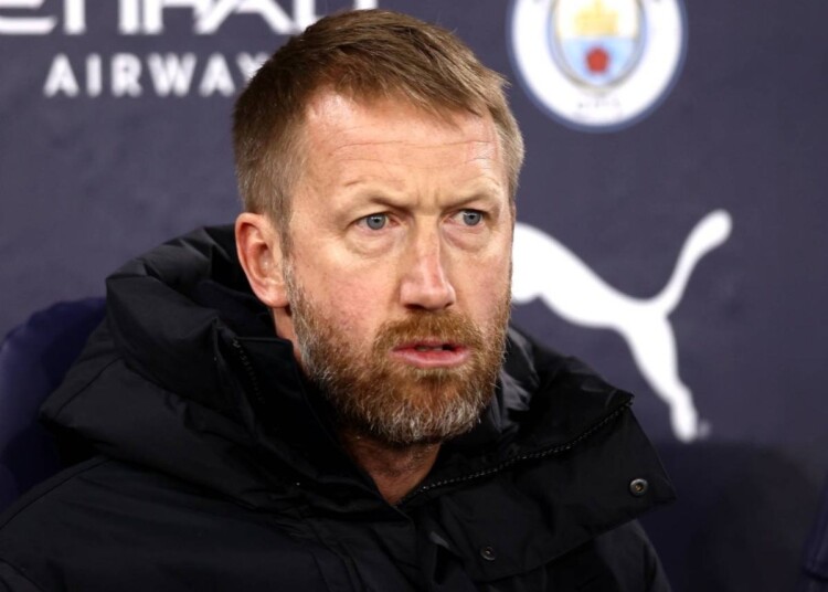 Graham Potter at Chelsea. (Image via Getty Images)