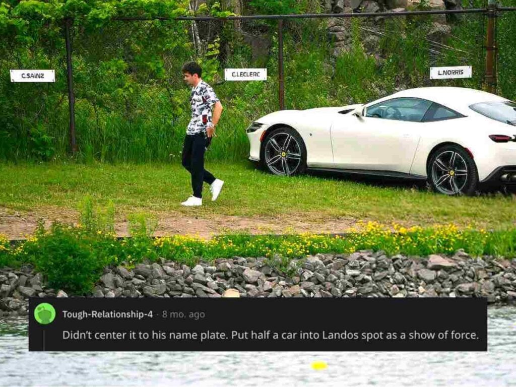 Charles Leclerc's horrendous parking in Canada 2022