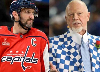 Don Cherry and Alex Ovechkin [Image Credit: Puck Prose/The Guardian]