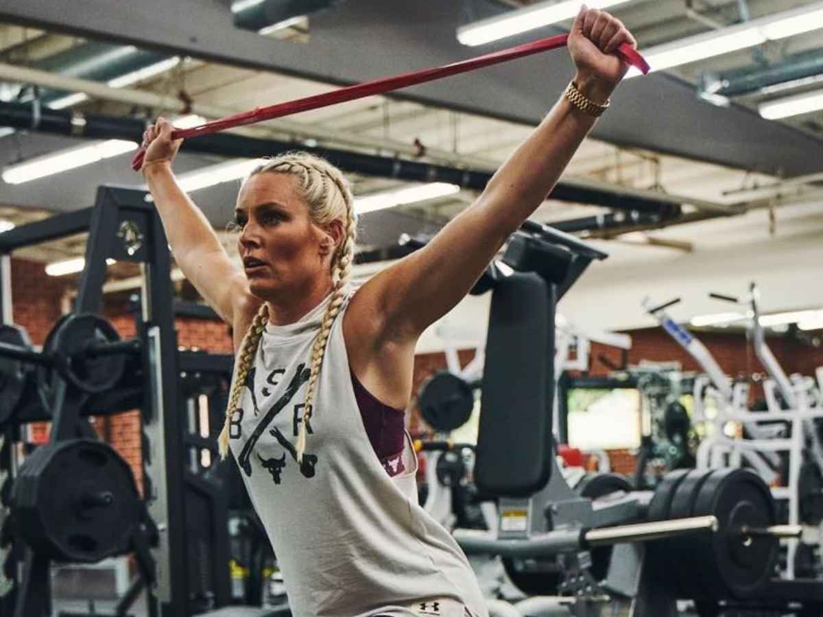 WATCH: Lindsey Vonn shares leg workout video showing immense willpower